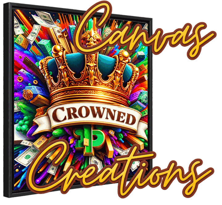 Crowned Canvas Creations logo